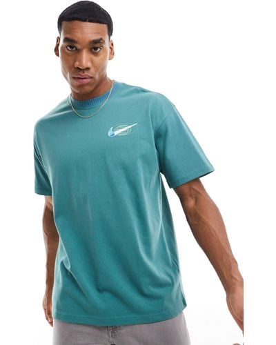 Nike – swoosh – t-shirt - Blau