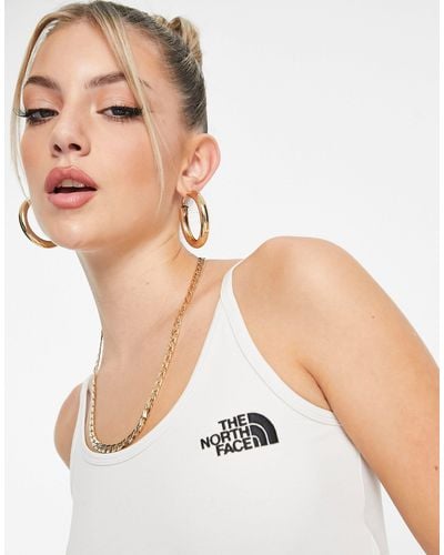 The North Face Cropped Strappy Tank Top - Natural