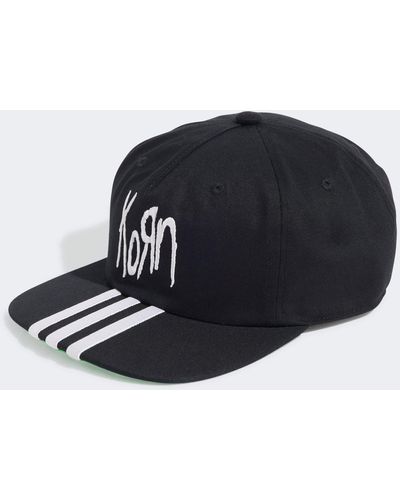 adidas Originals X Korn Three Stripe Cap - Black