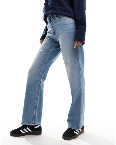 Hollister – dad-jeans - Blau