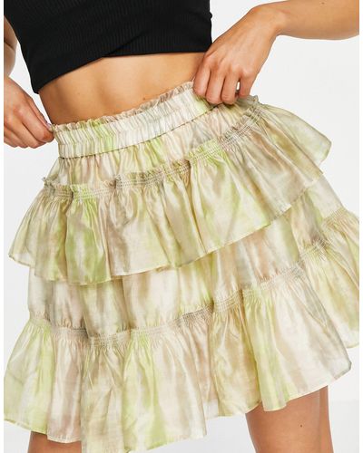 AllSaints X Asos Exclusive Co-ord Astra Skirt - Green
