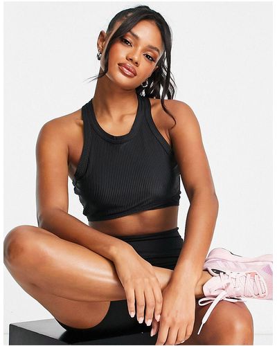 adidas Originals Adidas - yoga studio - canotta corta nera - Nero