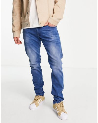 Replay Anbass - Slim Fit Jeans - Blauw