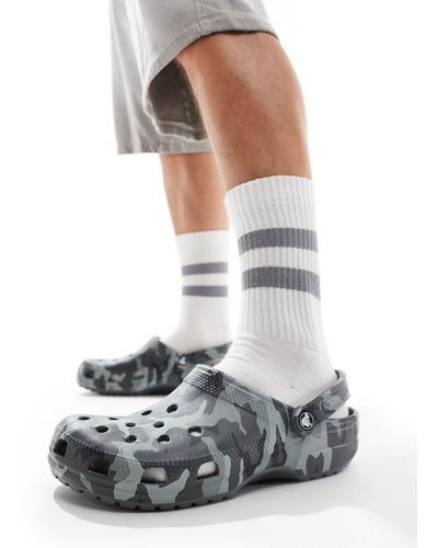 Crocs™ Seasonal Camo Clog Sandals - White