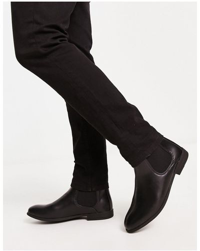 New Look Imitatieleren Chelsea Boots - Zwart