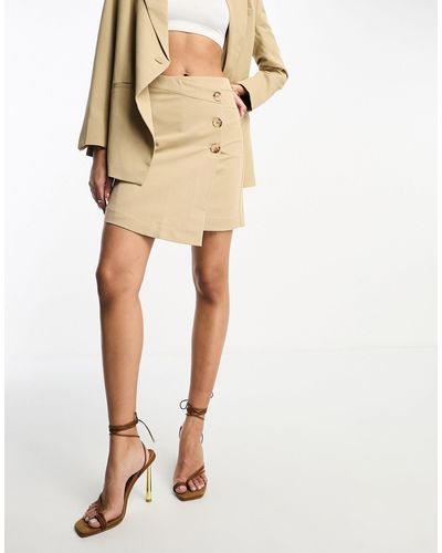Y.A.S Tailored Suit Skirt Co-ord - Natural