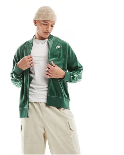 Nike Club Velour Jacket - Green