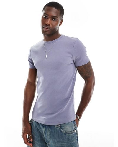 ASOS Muscle Rib T-shirt - Purple