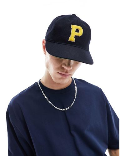 Polo Ralph Lauren – authentic no fit – baseball-kappe aus wolle - Blau