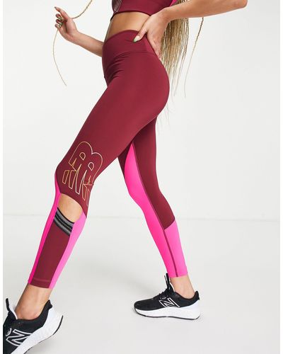 New Balance Running Achiever 7/8 leggings - Pink