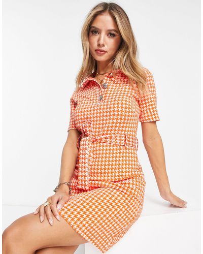 River Island Vestito camicia - Arancione
