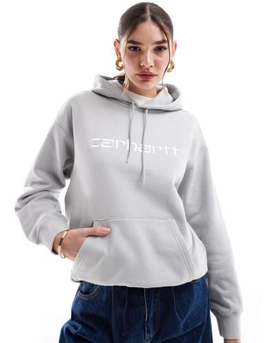 Carhartt Embroidered Hoodie - Grey