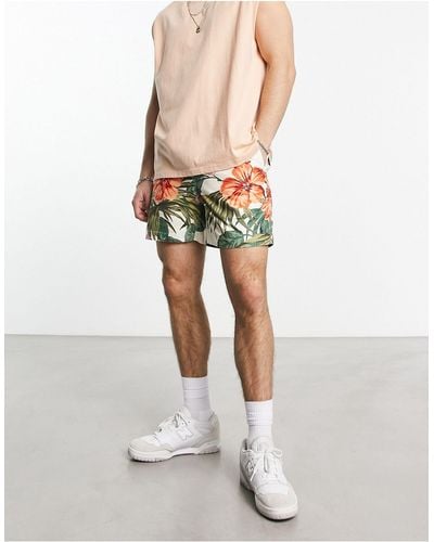Polo Ralph Lauren Pantalones cortos con logo y estampado floral exclusivos - Blanco