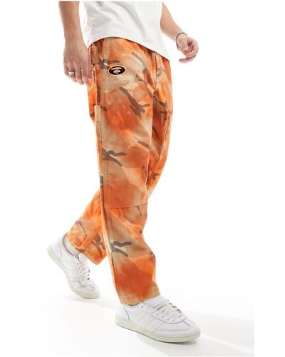 Aape By A Bathing Ape Aape By A Bathing Ape Loose Fit Camo Jeans - White