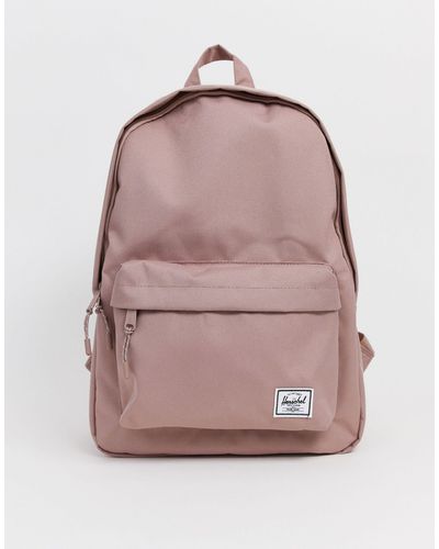 Herschel Supply Co. – Klassischer, rosa Rucksack - Mettallic