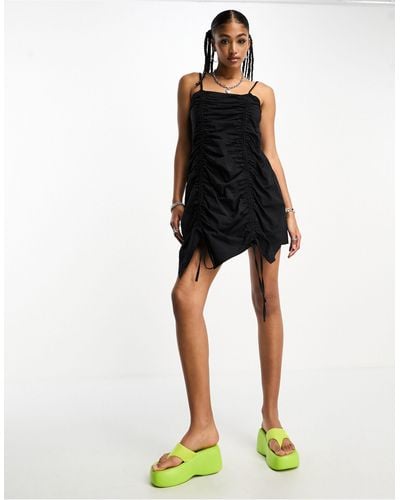 Collusion Utility Cami Mini Summer Dress - Black