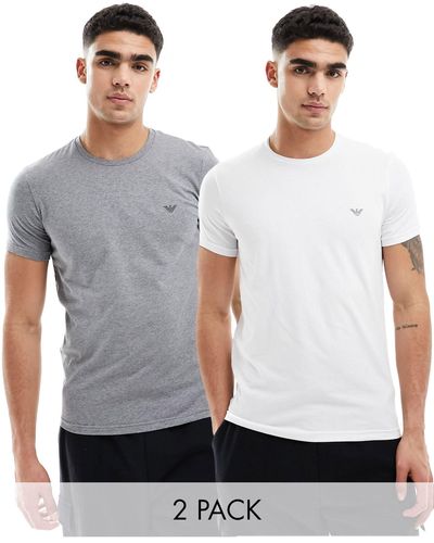 Emporio Armani Bodywear 2 Pack T-shirts - White