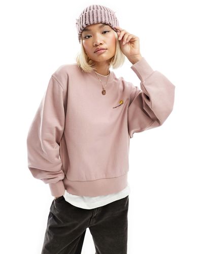 Carhartt American Script Sweatshirt - Pink