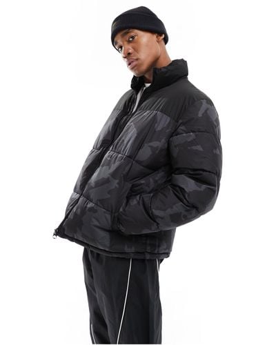 Only & Sons Boxy Oversized Puffer - Black