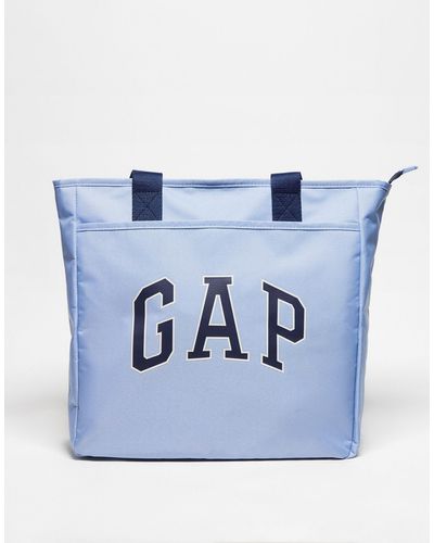 Gap Tote bag à poche devant et imprimé yale - clair - Bleu