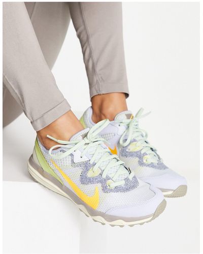 Nike Juniper trail - sneakers grigie e gialle - Nero