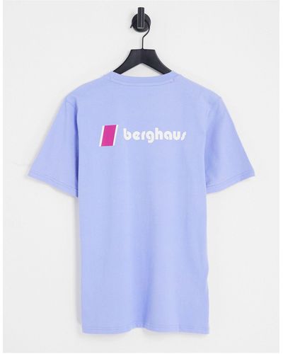 Berghaus Heritage - T-shirt Met Logo Op - Blauw