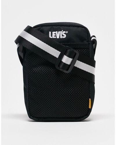Levi's Pochette bandoulière à logo affiche - noir