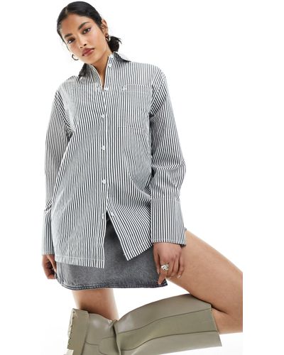 4th & Reckless Oversized Shirt - Grey