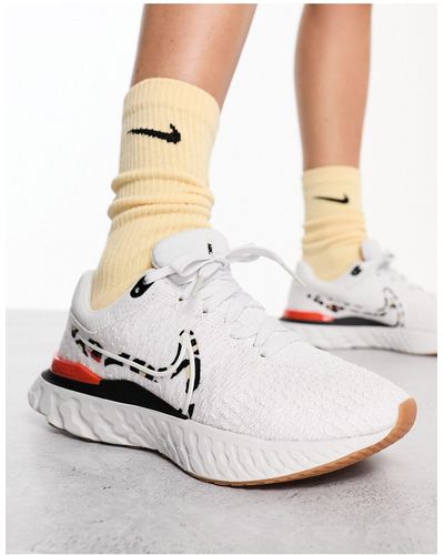 Nike Women's React Infinity 3 Running Shoes, Oreo