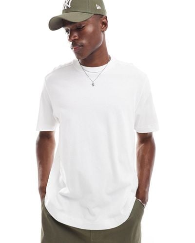 Abercrombie & Fitch Vintage Blank Relaxed Fit T-shirt - White