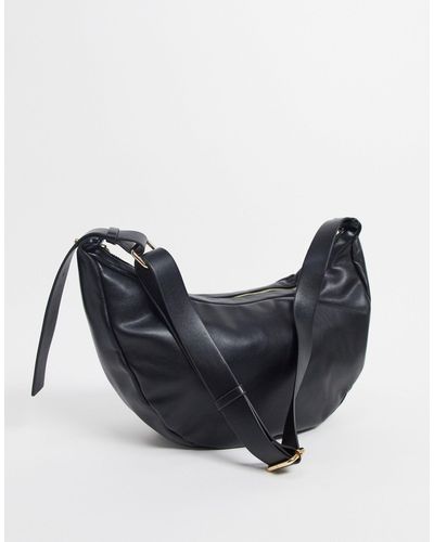 Glamorous Sling Tote Bag - Black