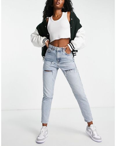 Damen-Jeans mit gerader Passform von TOPSHOP | Online-Schlussverkauf – Bis  zu 69% Rabatt | Lyst DE