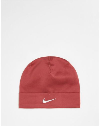 Nike Bonnet unisexe avec revers - Rouge