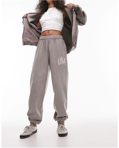 Grey store topshop joggers
