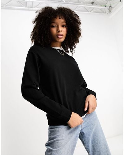 ASOS Slim Sweatshirt - Black