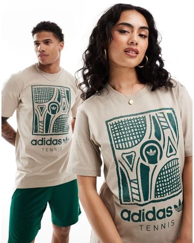 adidas Originals Tennis Unisex Graphic T-shirt - Green