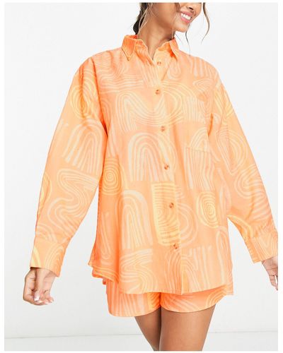 Damson Madder Skyla - chemise d'ensemble - Orange