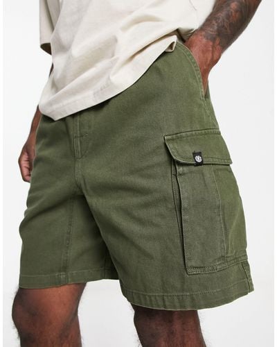 Element Pantalones cortos cargo verdes utilitarios