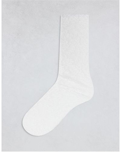 Collusion Lace Socks - White