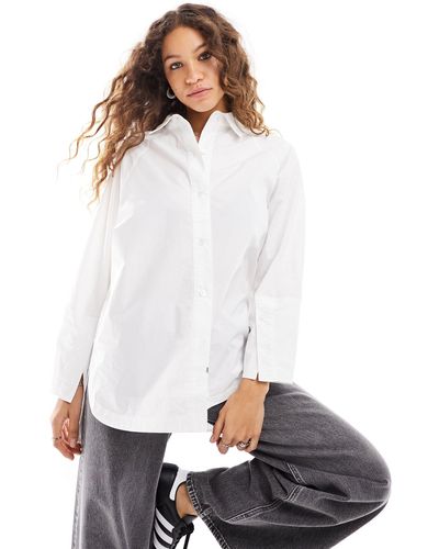 AllSaints Evie - camicia a maniche lunghe bianca - Bianco