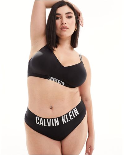 Calvin Klein Curve - intense power - slip bikini - Nero