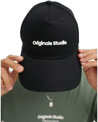 Jack & Jones Cap With Originals Logo - Black