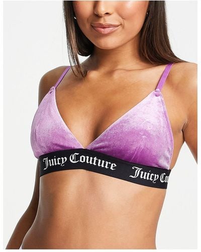 Juicy Couture Sexy Push Up Bra Berry Glam Dark Pink Lace Size 34B - $10 -  From Carol