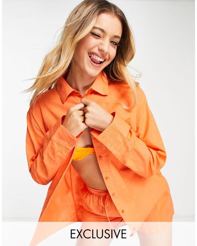 esmé studios Esmee Exclusive Beach Shirt - Orange