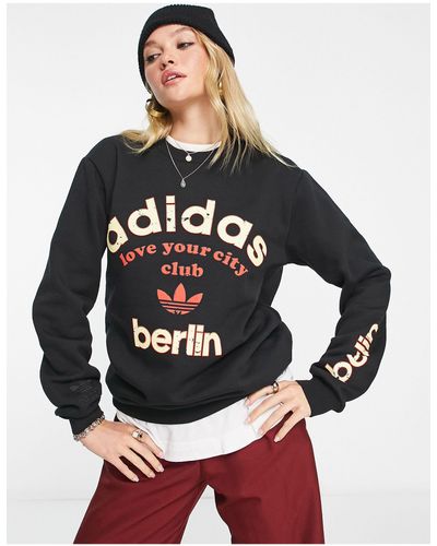 adidas Originals Sweatshirt Met Berlin-logo - Grijs