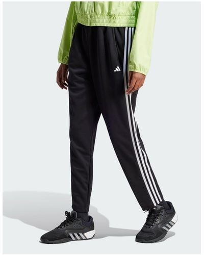 adidas Originals Adidas - performance aeroready train essentials - joggers neri con 3 strisce - Nero