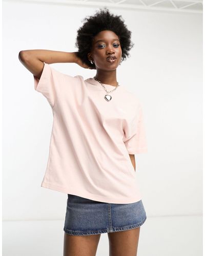 Dickies Camiseta rosa extragrande premium summerdale