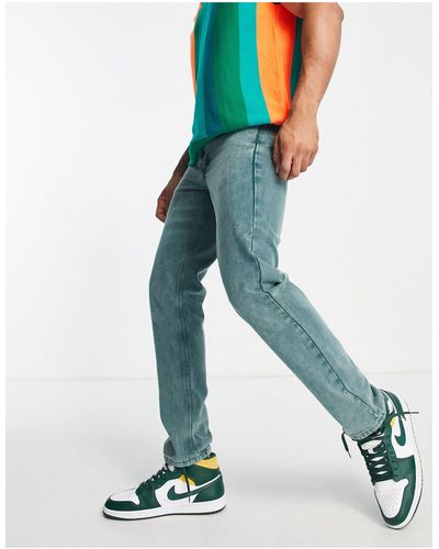 Liquor N Poker Co-ord Straight Leg Jeans - Green