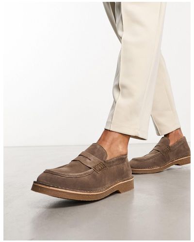 SELECTED Suède Loafers - Wit