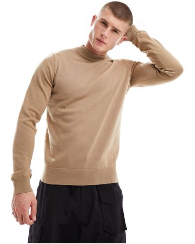 French Connection Cotton Turtle Neck Jumper - White